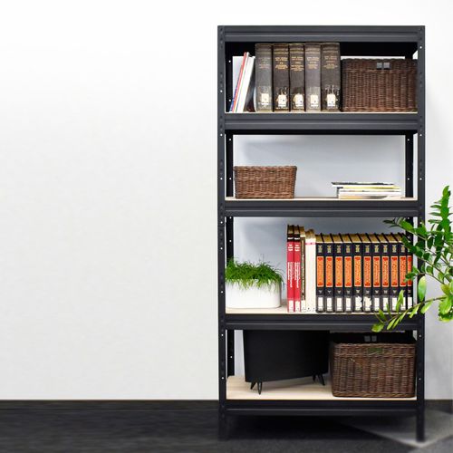 Regal étagère Design Industriel Charges Lourdes Jusqu'à 600 Kg Gris