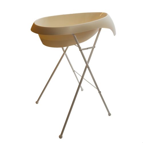 Teggi Baignoire Bébé Avec Thermomètre Intégré Beige + Pied