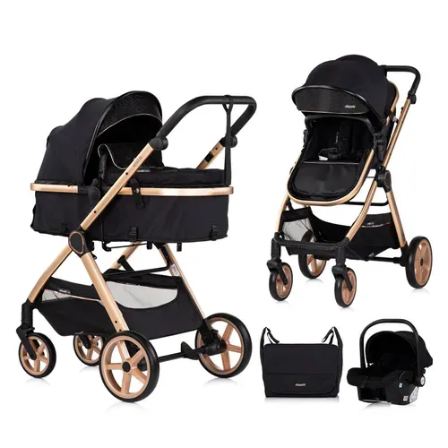 Vista Poussette Nacelle + Assise 22kg Noir + 1 Cosy I-size