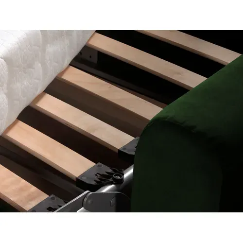 Canapé Convertible 3 Places Owen En Velours Vert