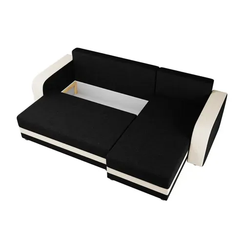 Harvey - Canapé D'angle Réversible - Convertible - Avec Coffre - En Tissu - 4 Places - Style Contemp