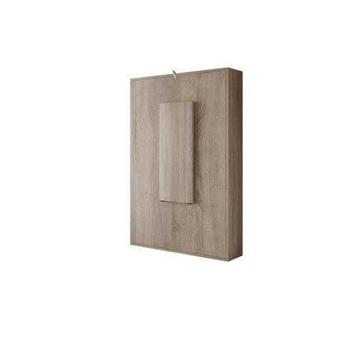 Mondrian - Table Murale Rabattable Avec Rangements - 4 Personnes Bois