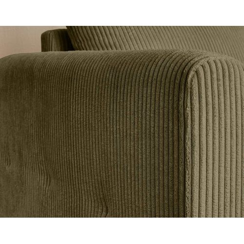 Rune - Canapé 3 Places - En Velours Côtelé Vert