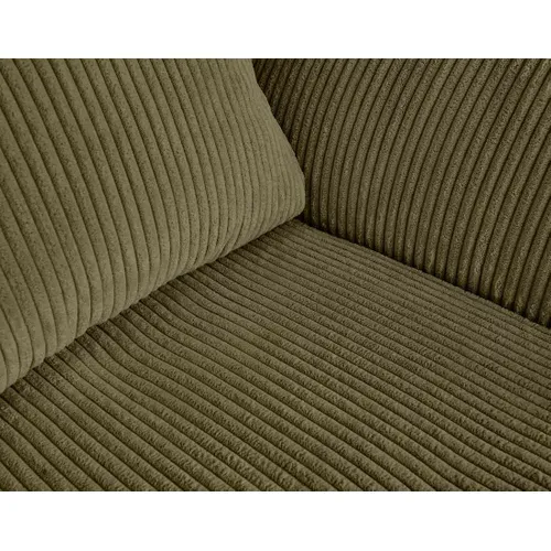 Rune - Canapé 3 Places - En Velours Côtelé Vert