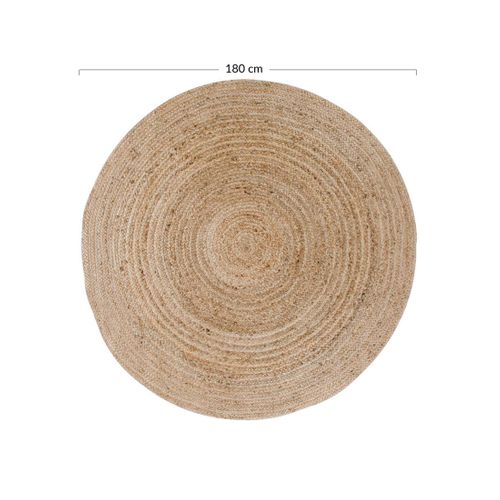Adeje - Tapis Rond En Jute - 180 Cm