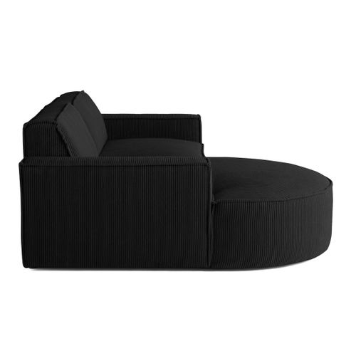 Spiaggia - Canapé D'angle Gauche - 4 Places - En Velours Côtelé