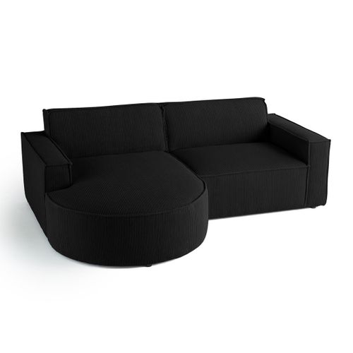 Spiaggia - Canapé D'angle Gauche - 4 Places - En Velours Côtelé