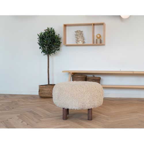 Pouf Poire XL En Fausse Fourrure - Siège De Jeu Ultra Doux 130x60 Cm, Housse Lavable