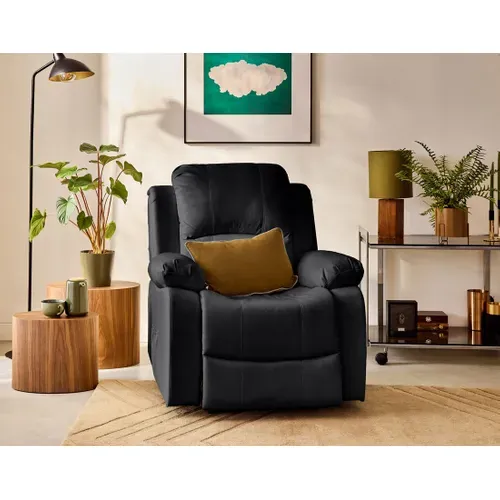 Armand - Fauteuil Relax électrique En Simili Noir