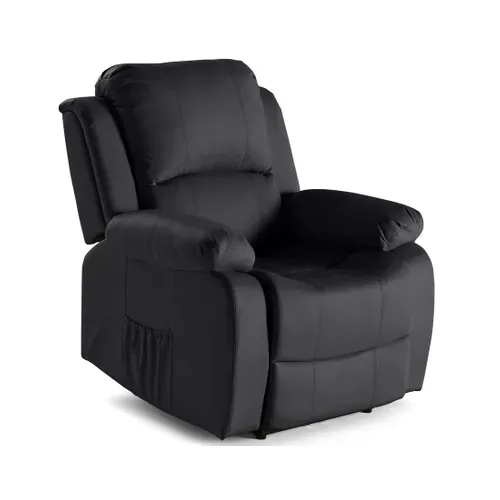 Armand - Fauteuil Relax électrique En Simili Noir