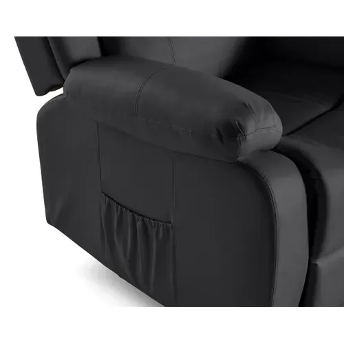 Armand - Fauteuil Relax électrique En Simili Noir
