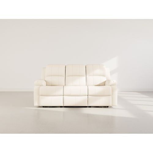 Canapé  Convertible 3 Places Armand En Simili Beige