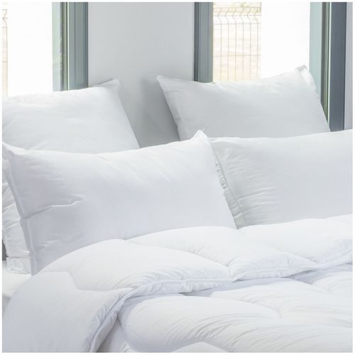 Lot De 2 Oreillers 45 X 70 Cm Blanrêve Gamme "douceur" Traité Anti Acarien - Blanc - 45x70 Cm