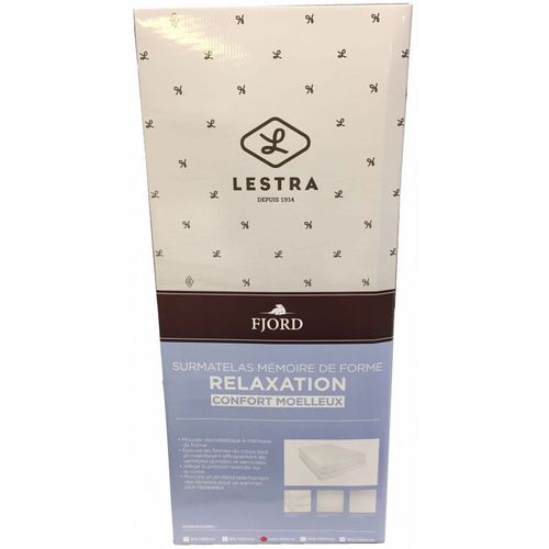 Surmatelas à Mémoire de Forme Moelleux Fjord. Lestra -Oreillers