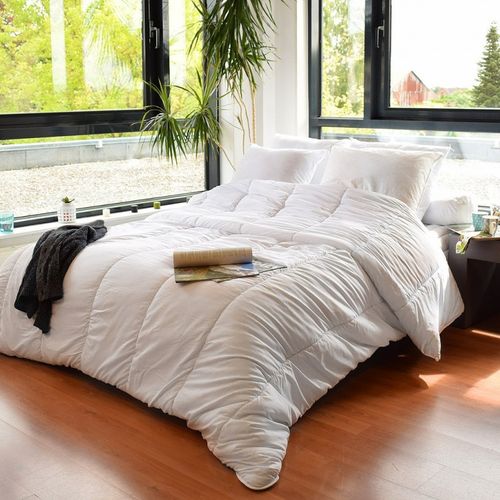 Couette Légère Anti Transpirante 200 Gr/m² Cm 90 X 190 Cm - Blanc - 140x200 Cm