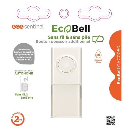 Bouton Poussoir Additionnel Ecobell Cac0050
