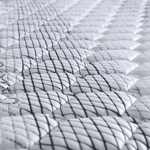Maxi Bamboo 160x200 Matelas Mousse Tissu Bambou - Hauteur 24 Cm - Soutien Ferme