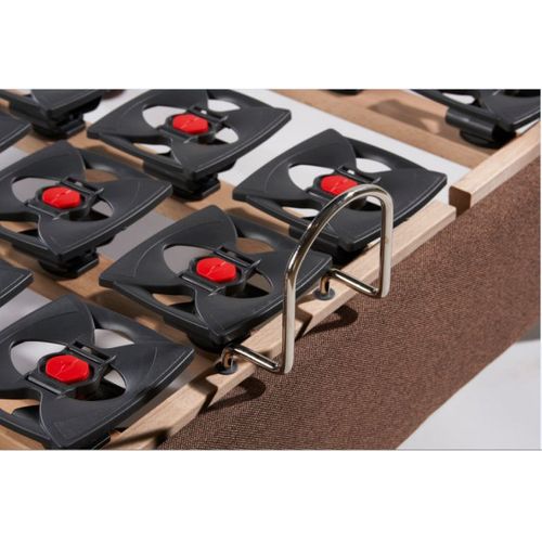 Lit Électrique 90x200 Sommier à Plots, Matelas Ressorts Essenzia Zen