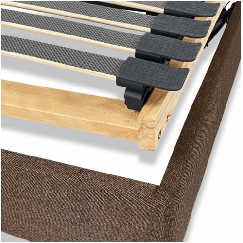 Sommier électrique Essenzia Zen Emotion Marron 90x200 Lattes Et Plots