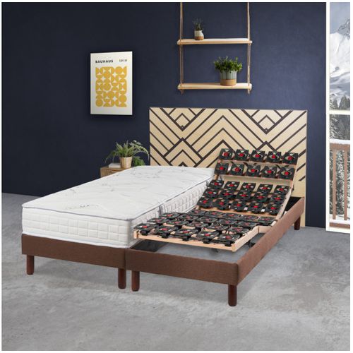 Sommier électrique Essenzia Zen Vitalite 2x80x200 Plots