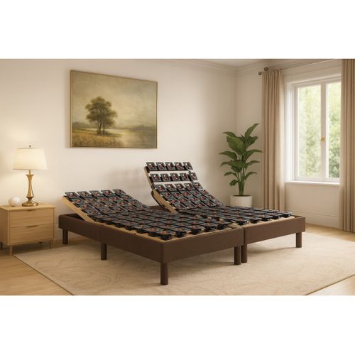 Sommier électrique Essenzia Zen Vitalite 2x80x200 Plots