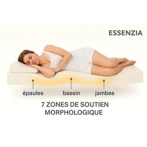 Matelas Essenzia Morphozone 210 160x200 Latex