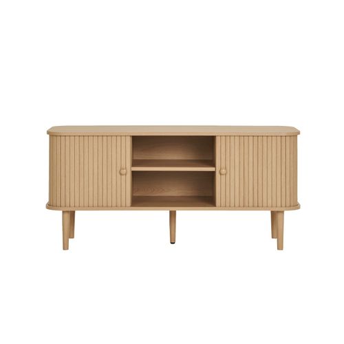 Perle- Banc TV Décor Bois Naturel 113 Cm