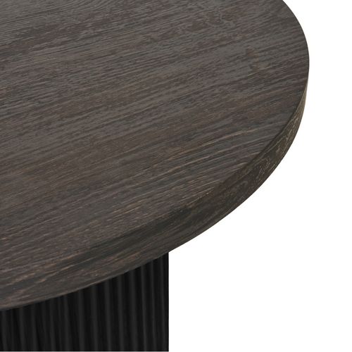 Mido- Table D'appoint D.48 Cm Brun Foncé