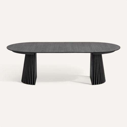 Kairn-table Extensible D.120cm (160/200/240) Chêne Noir