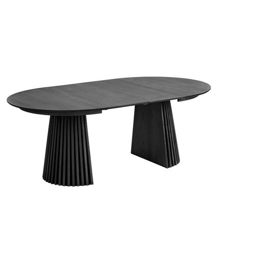 Kairn-table Extensible D.120cm (160/200/240) Chêne Noir