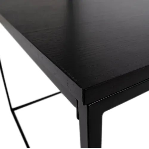Chic-table Basse Noire 90x60 Cm