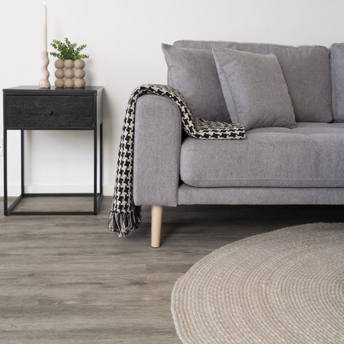 Chic-table D'appoint 1 Tiroir Noire 40x55 Cm