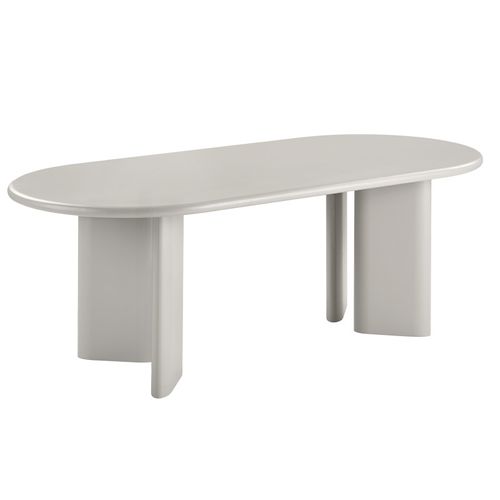 Armor-table à Manger Ovale 8/10 Personnes 220 Cm, Coloris Sable