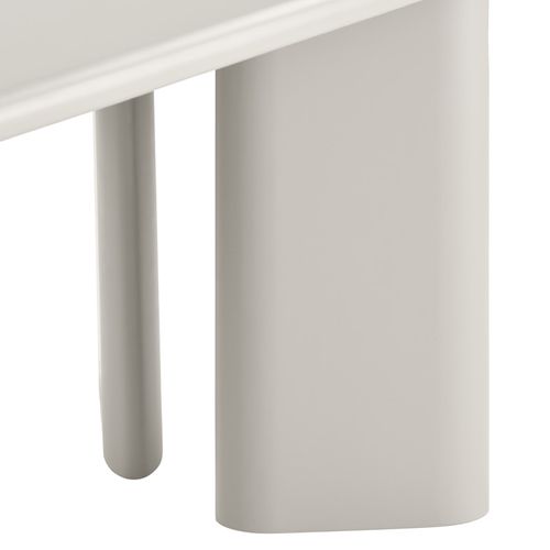 Armor-table à Manger Ovale 8/10 Personnes 220 Cm, Coloris Sable