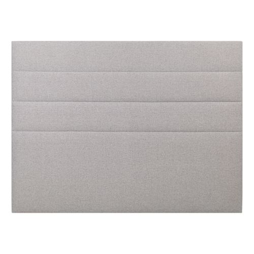Tête de lit tissu L.160 cm NUIT FAUBOURG VICTOIRE gris clair vue de face
