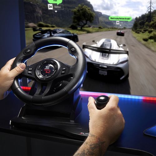 Volant Pédalier Levier De Vitesse Superdrive Gs550 Pour Switch Xbox Serie X PS4 PC Xbox One