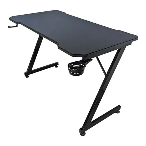 Bureau Gamer Ergonomique Finition Carbone Pour PC Gaming