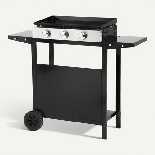 Plancha Au Gaz Mérida 3 Brûleurs + Chariot