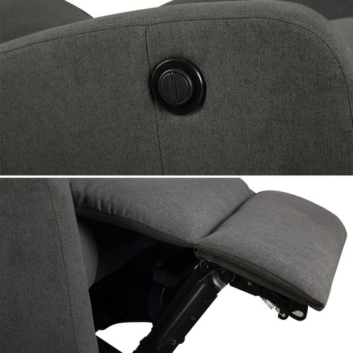 Fauteuil Électrique Inclinable Relax Gris Anthracite
