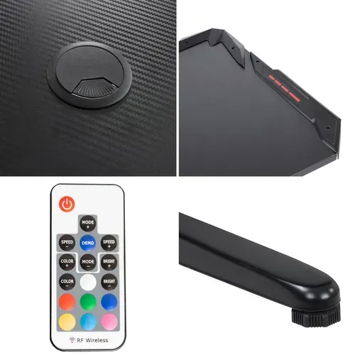 Bureau Gamer à LED Lara