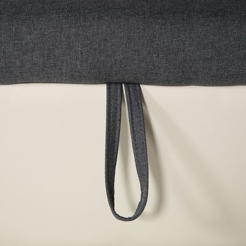 Canapé D'angle Convertible Clark 3 Places Gris Chiné Et Blanc