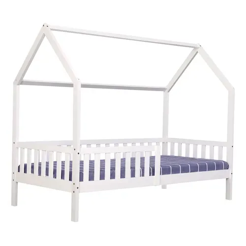 Lit Cabane Pour Enfant 190x90cm Blanc Marceau