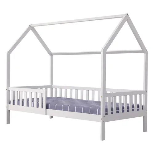 Lit Cabane Pour Enfant 190x90cm Blanc Marceau