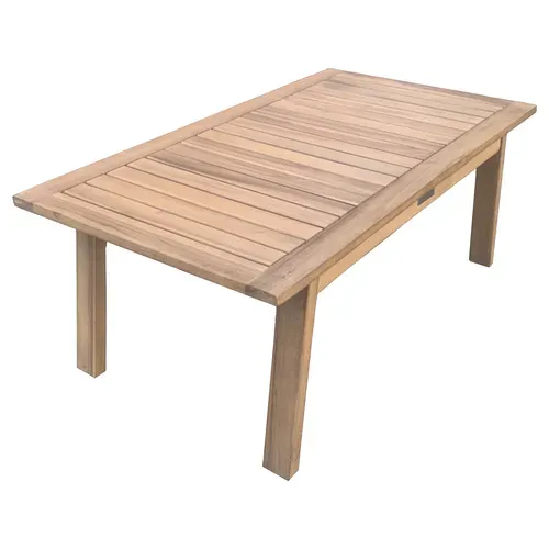 Salon De Jardin En Acacia 4 Places Gili - Coussins Sable