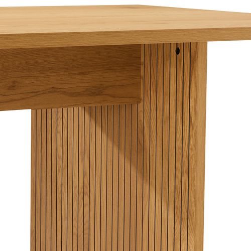 Ensemble Table 180cm Et 2 Bancs Style Scandinave Alma