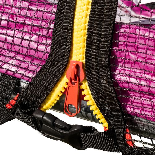 Trampoline 305cm Réversible Rose/gris Adelaïde + échelle, Bâche Et Kit D'ancrage