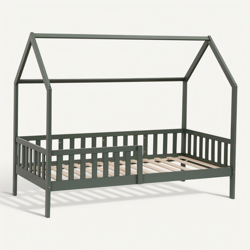 Lit Cabane Pour Enfant 190x90cm Vert Marceau