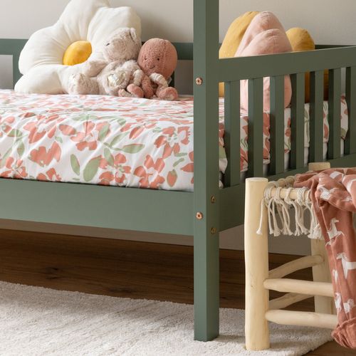 Lit Cabane Pour Enfant 190x90cm Vert Marceau