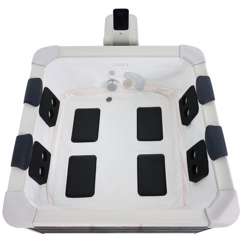 Mspa - Spa Rigide Connecté Carré 160cm Oslo - 6 Places + Bar Flottant