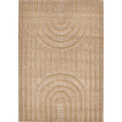 Tapis Salon Arc De Cercle - Harmonie Beige 160x230